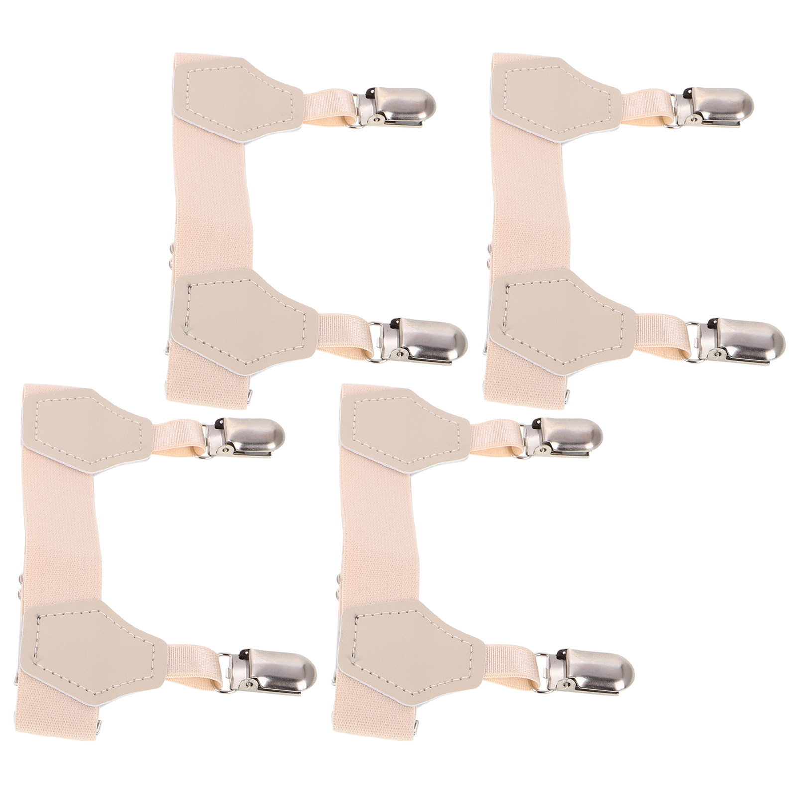 Men'S Formal Wear With Suspenders - 4 Pasang Penyangga Kaus Kaki Pria,