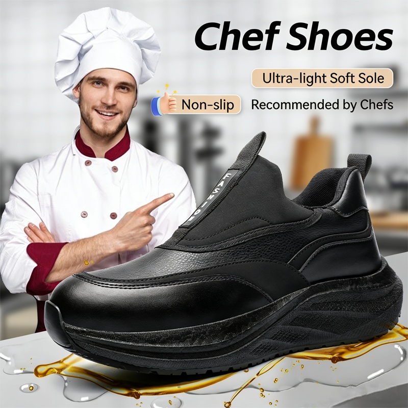 Men Formal Wear With Boots - Sepatu Kulit Pria Platform Tahan Air