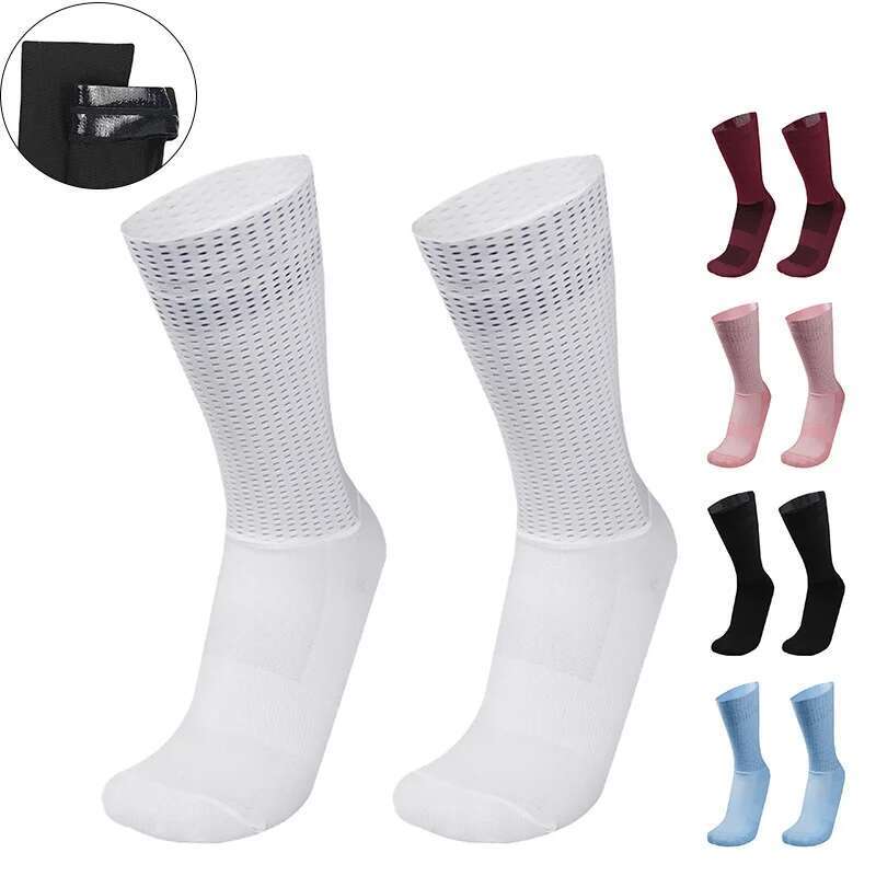 Sock Garter Men - Aero kaus kaki sepeda Gel Pria