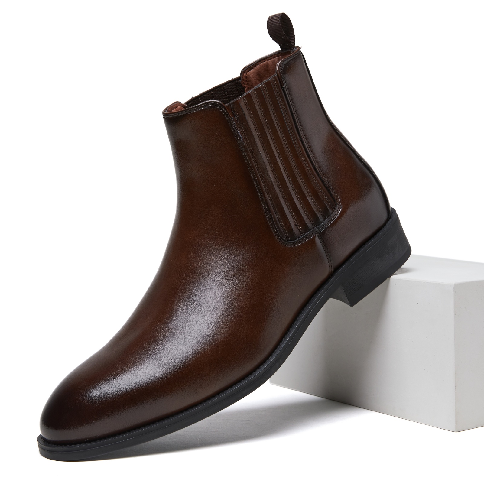 Men Formal Wear With Boots - Sepatu Boots Chelsea Klasik Pria Desai
