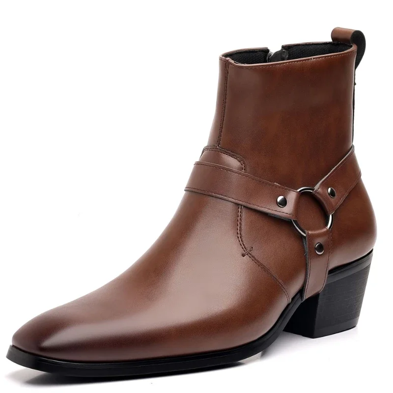 Men Formal Wear With Boots - Sepatu bot pria Fashion desainer Chelsea