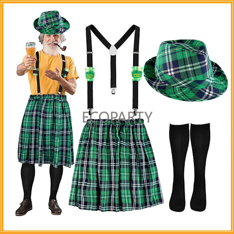 Set Kostum Hari St. Patrick, R - Sock Garter Men ulasan dan harga