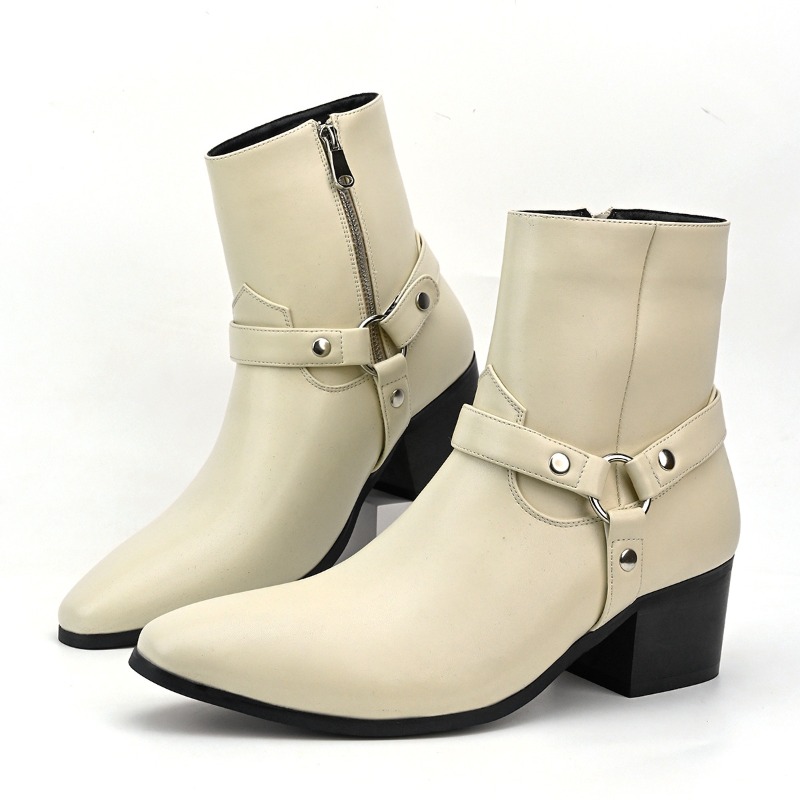Sepatu Bot Pria Desainer Sepat - Men Formal Wear With Boots ulasan dan harga