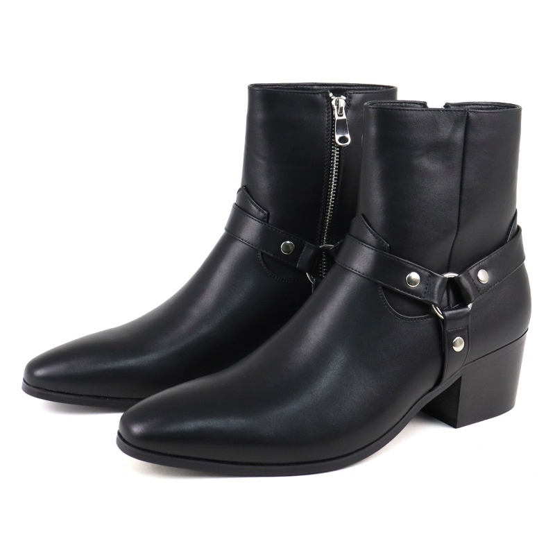 Sepatu Bot Pria Desainer Sepat - Men Formal Wear With Boots ulasan dan harga