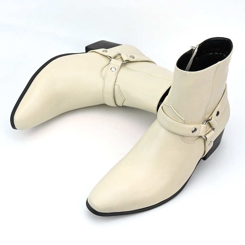 Sepatu Bot Pria Desainer Sepat - Men Formal Wear With Boots ulasan dan harga