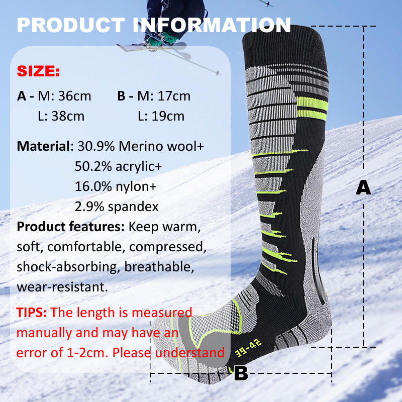 Kaos Kaki Ski Wol Merino Kaos  - Sock Garter Men ulasan dan harga