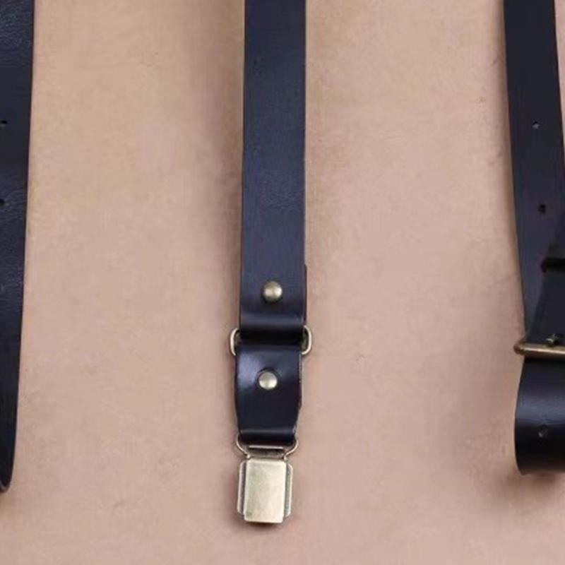 39BD Suspender Kulit PU yang D - Men'S Formal Wear With Suspenders ulasan dan harga