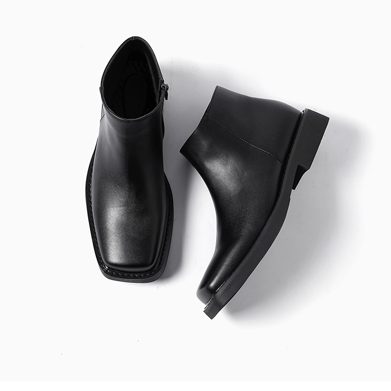 Sepatu kulit pria, sepatu mewa - Men Formal Wear With Boots ulasan dan harga