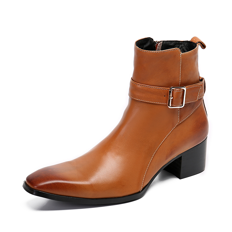 Sepatu Bot Pergelangan Kaki Ri - Men Formal Wear With Boots ulasan dan harga