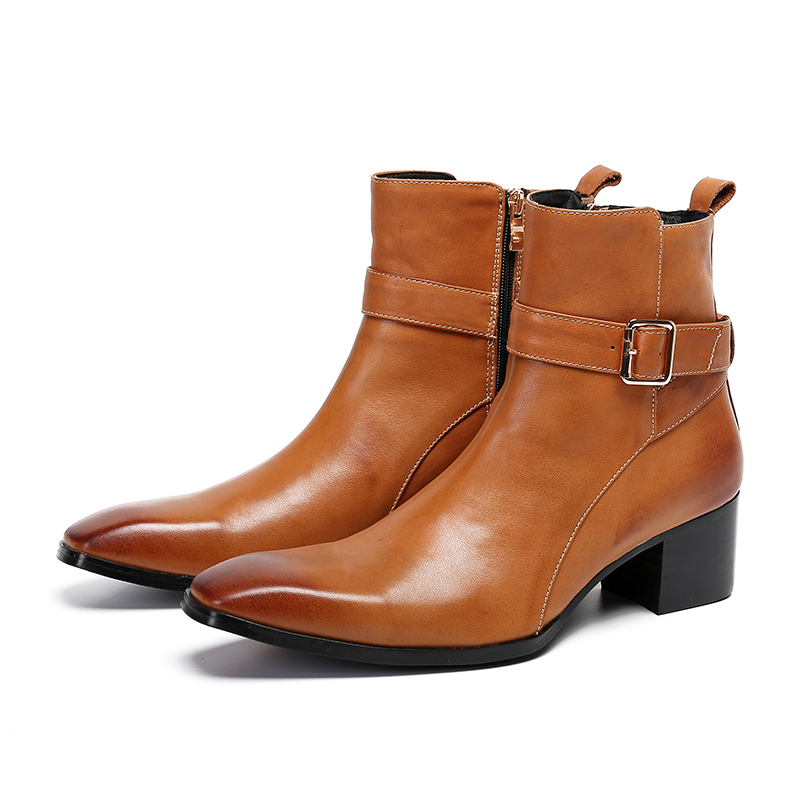 Sepatu Bot Pergelangan Kaki Ri - Men Formal Wear With Boots ulasan dan harga