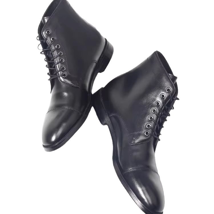 Sepatu Boots Kulit Asli Buatan - Men Formal Wear With Boots ulasan dan harga