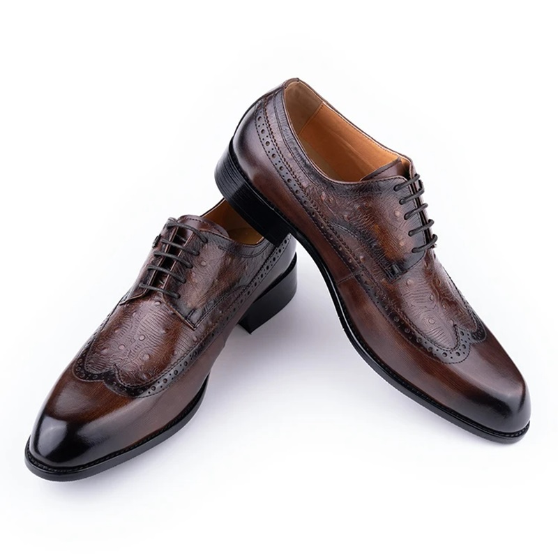 Sepatu Kulit Sapi Pria Sepatu  - Formal Men Daily Wear Footwear ulasan dan harga