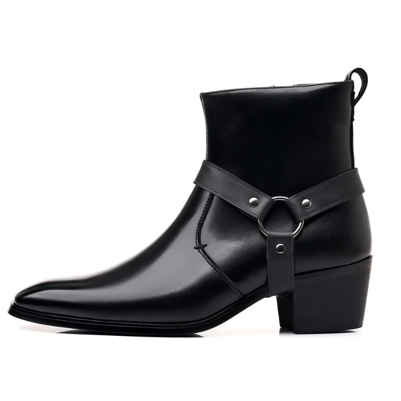Sepatu bot pria Fashion desain - Men Formal Wear With Boots ulasan dan harga
