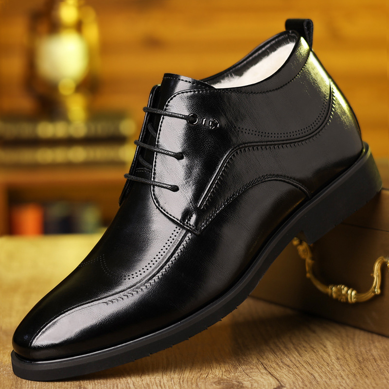 Sepatu kulit pria, sepatu pria - Men Formal Wear With Boots ulasan dan harga