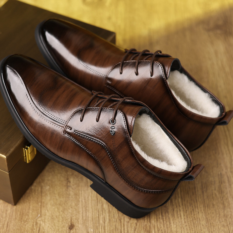 Sepatu kulit pria, sepatu pria - Men Formal Wear With Boots ulasan dan harga